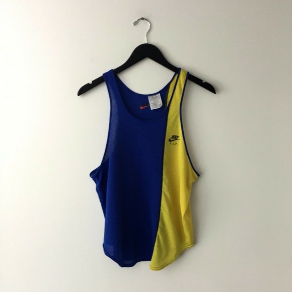 VINTAGE Nike F.i.t.Tank Top 90s Singlet Running XL - Picture 2 of 7